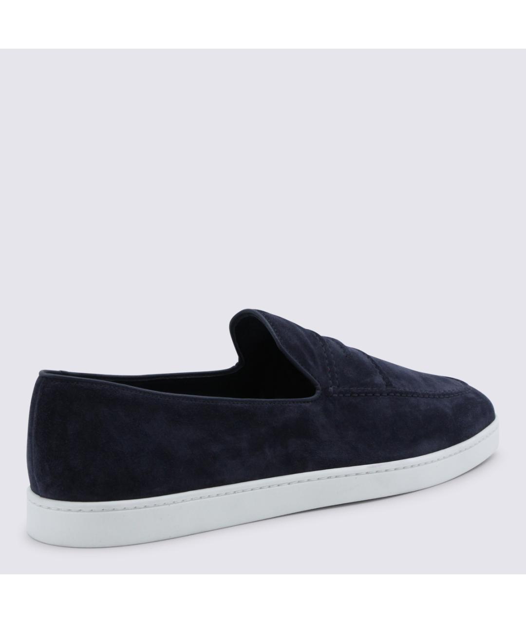 CHURCH'S Темно-синие замшевые лоферы, фото 3