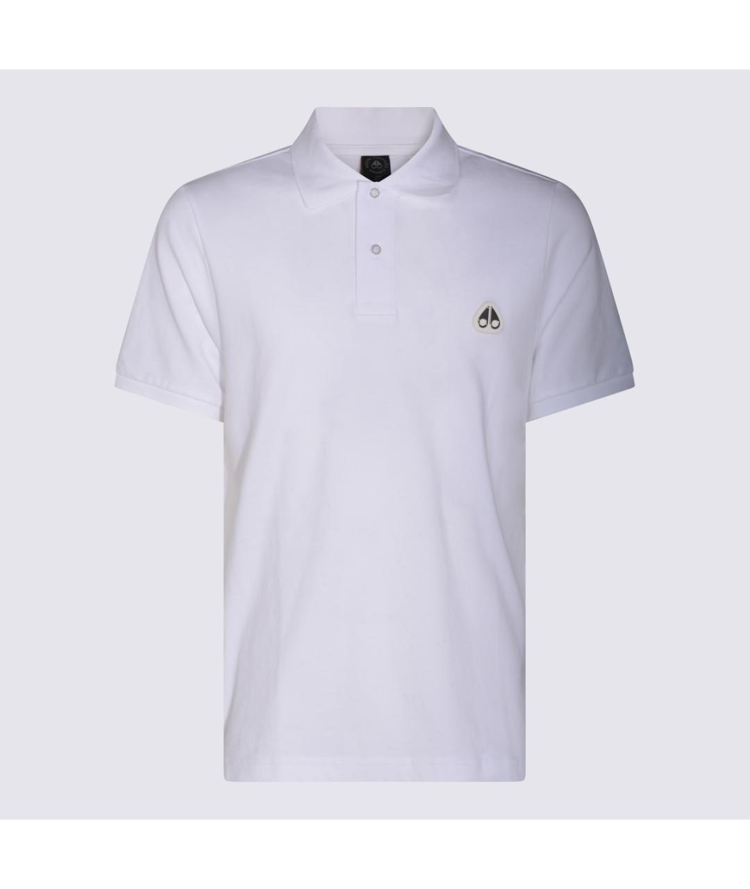 MOOSE KNUCKLES Белая хлопковая футболка, фото 4