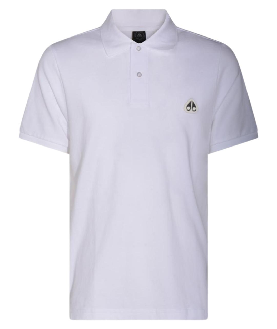 MOOSE KNUCKLES Белая хлопковая футболка, фото 1