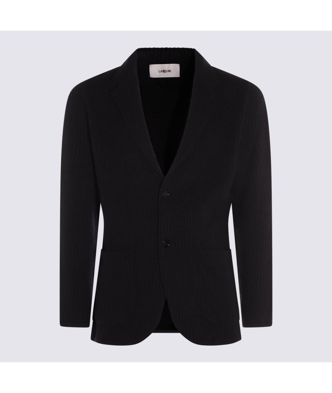 LARDINI Синий шерстяной кардиган, фото 5
