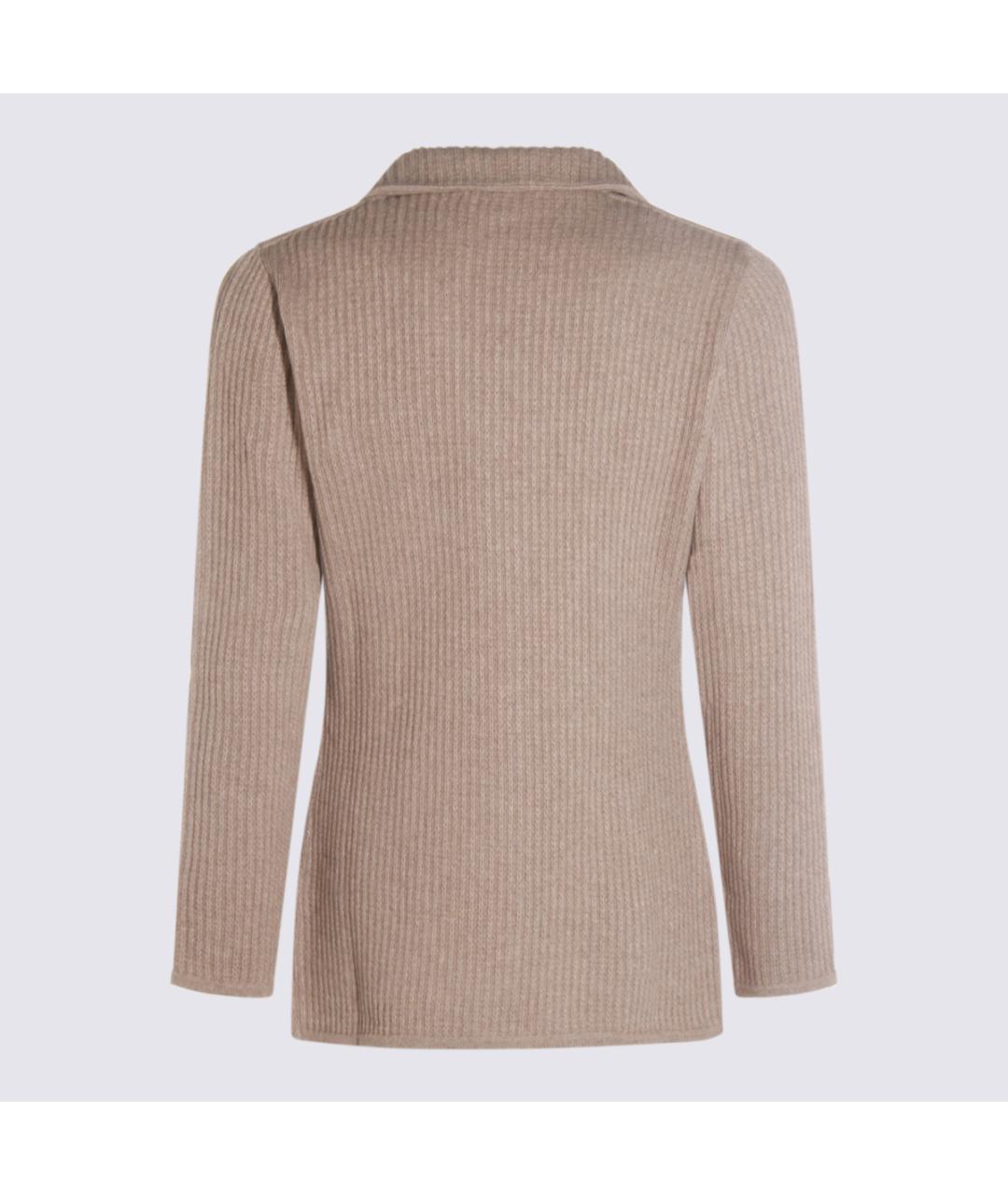 LARDINI Серый шерстяной кардиган, фото 2