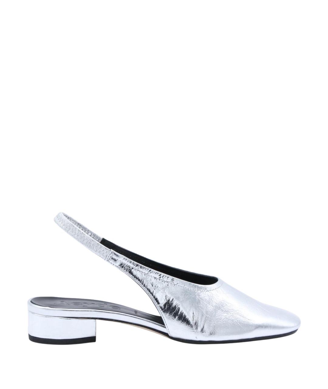 AEYDE Серебряные кожаные туфли, фото 1
