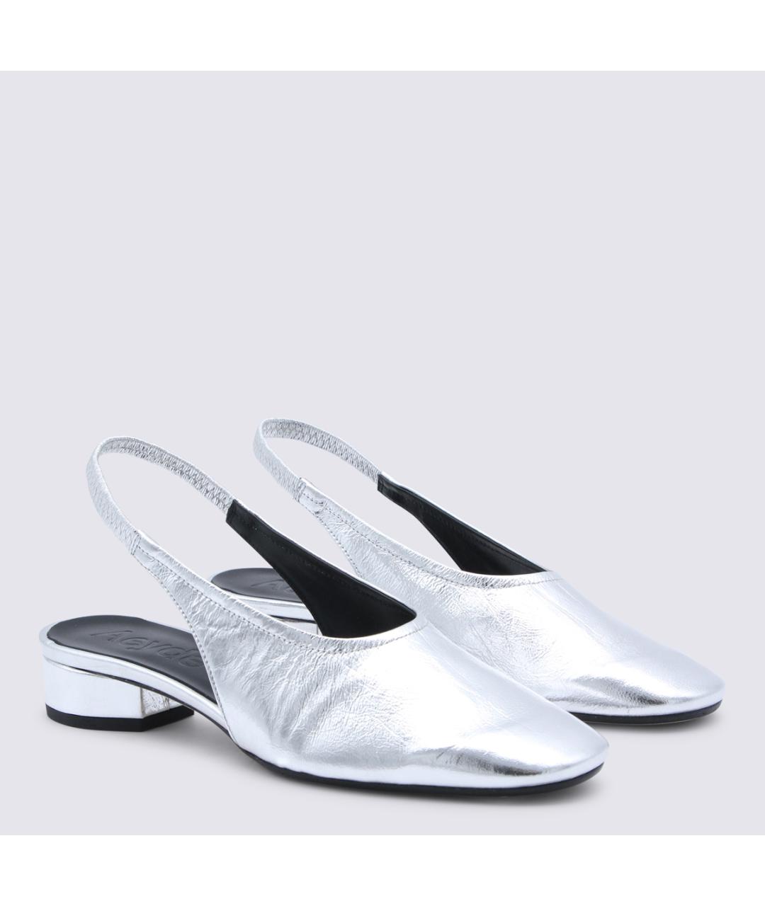 AEYDE Серебряные кожаные туфли, фото 2