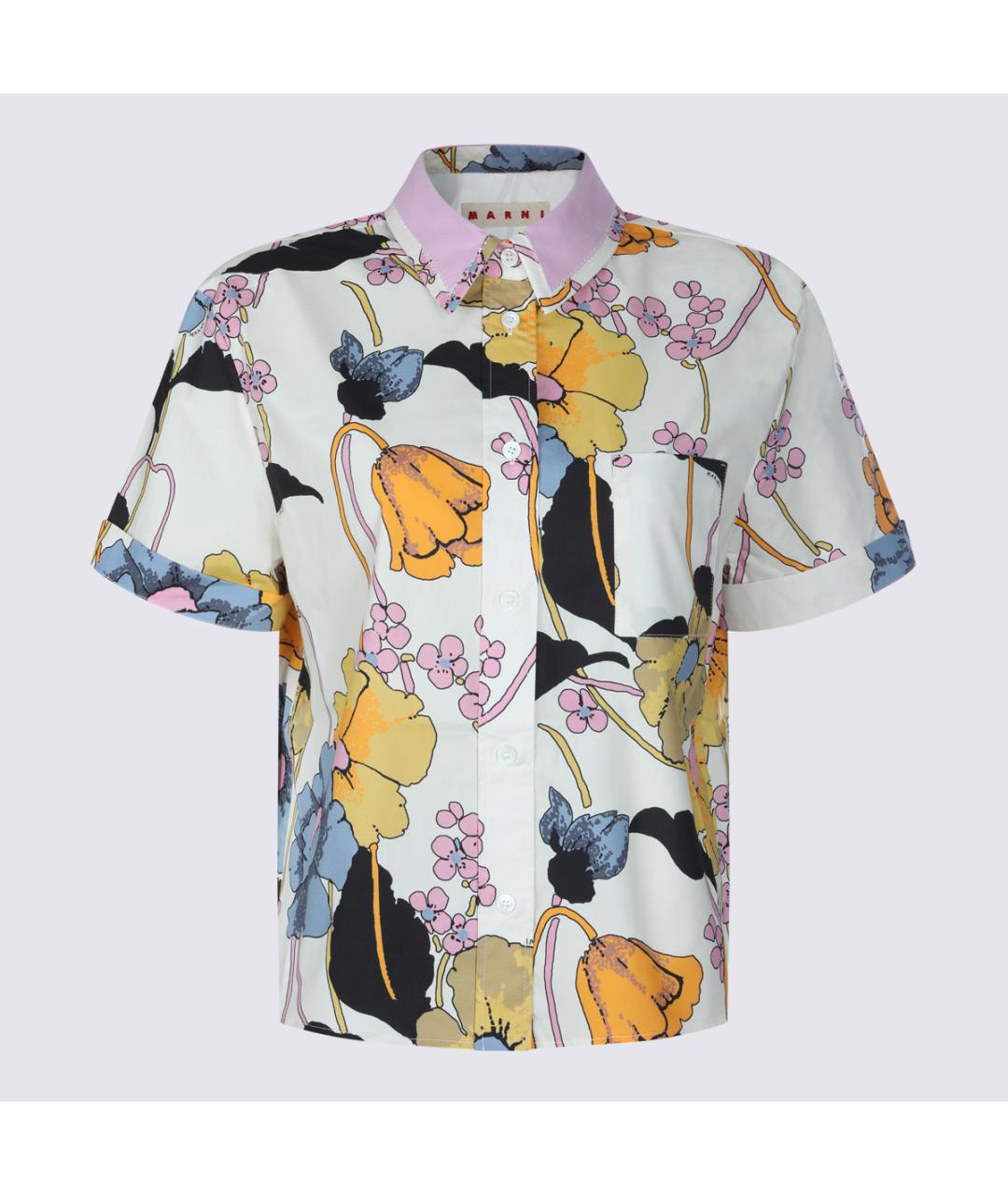 MARNI Мульти хлопковая рубашка, фото 5