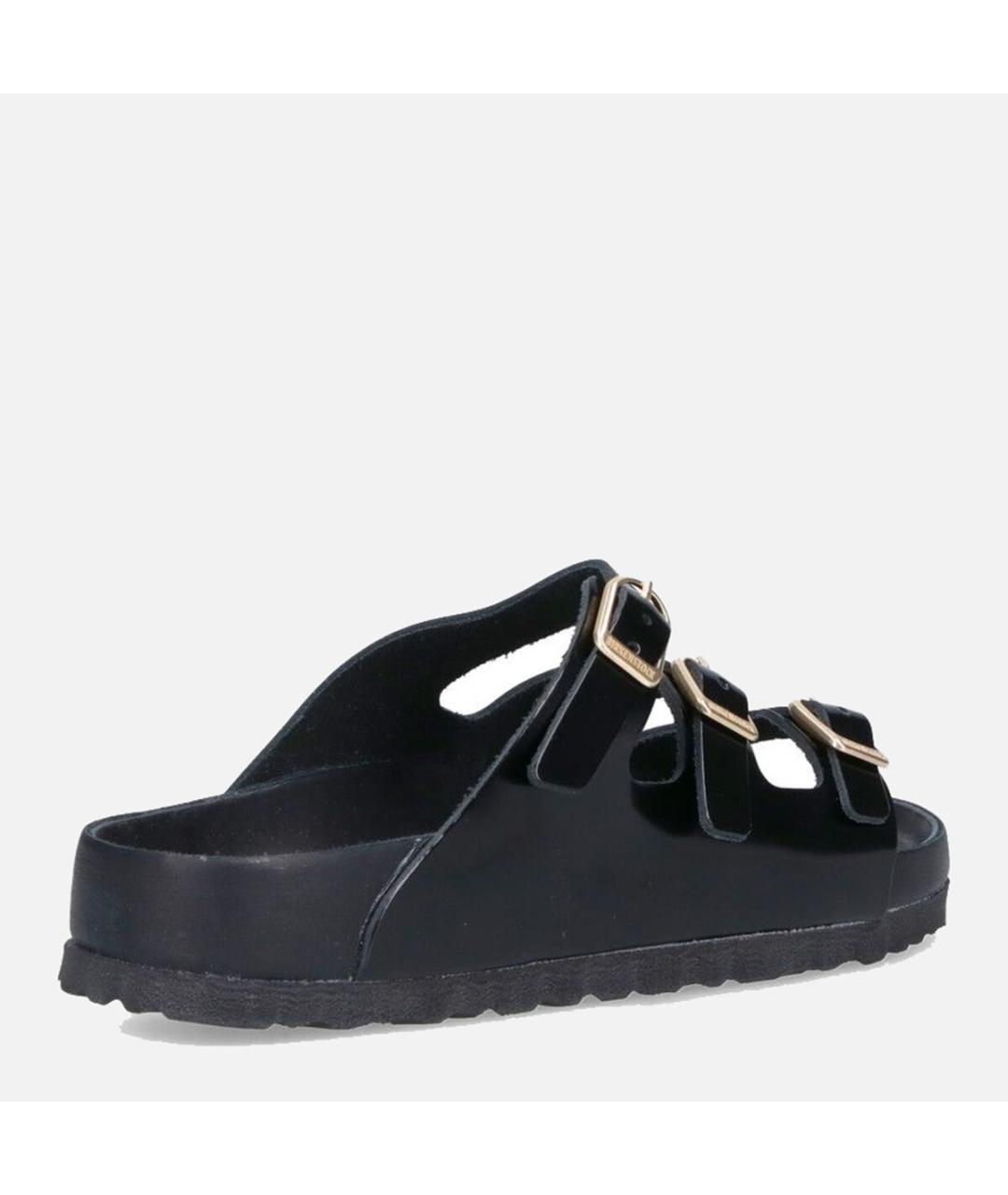 BIRKENSTOCK Черные кожаные сандалии, фото 2