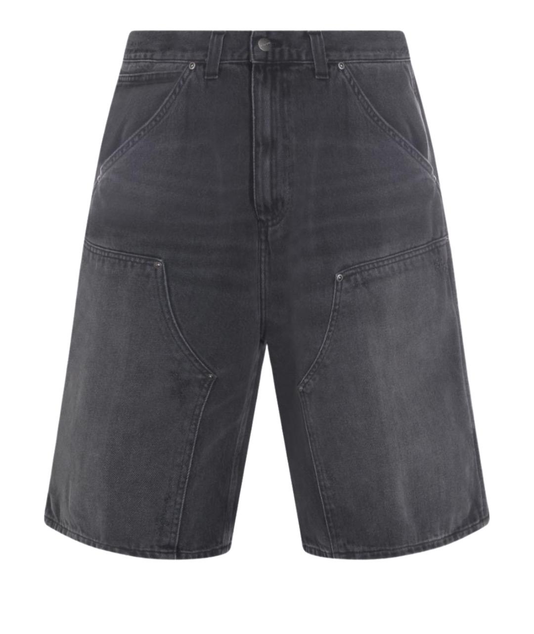 CARHARTT WIP Черные хлопковые шорты, фото 1