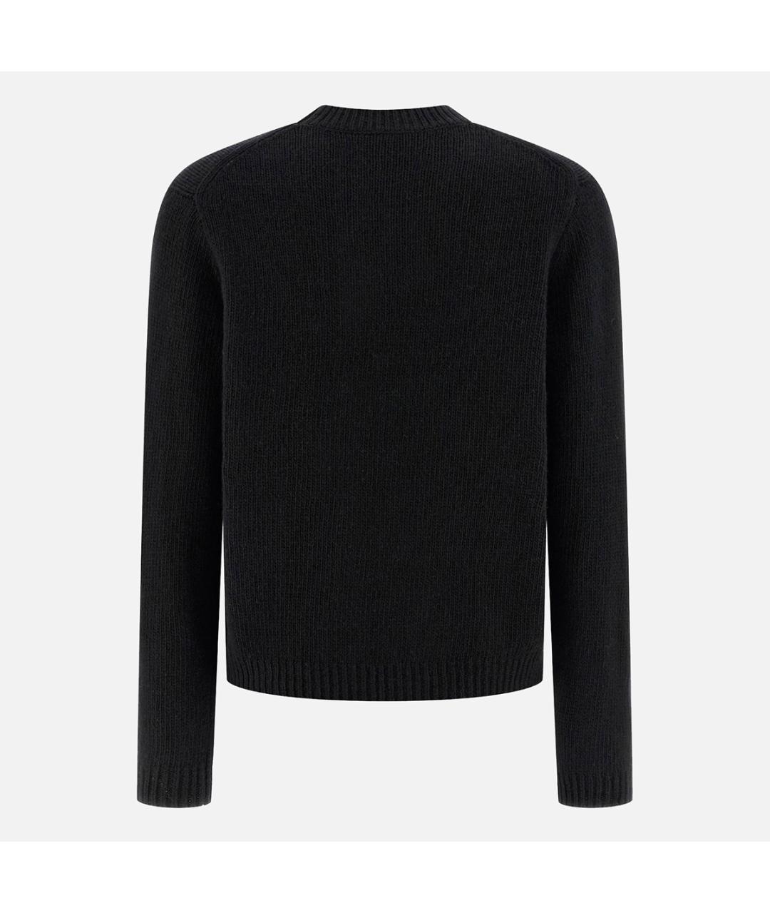 MAISON KITSUNE Черный шерстяной джемпер / свитер, фото 2