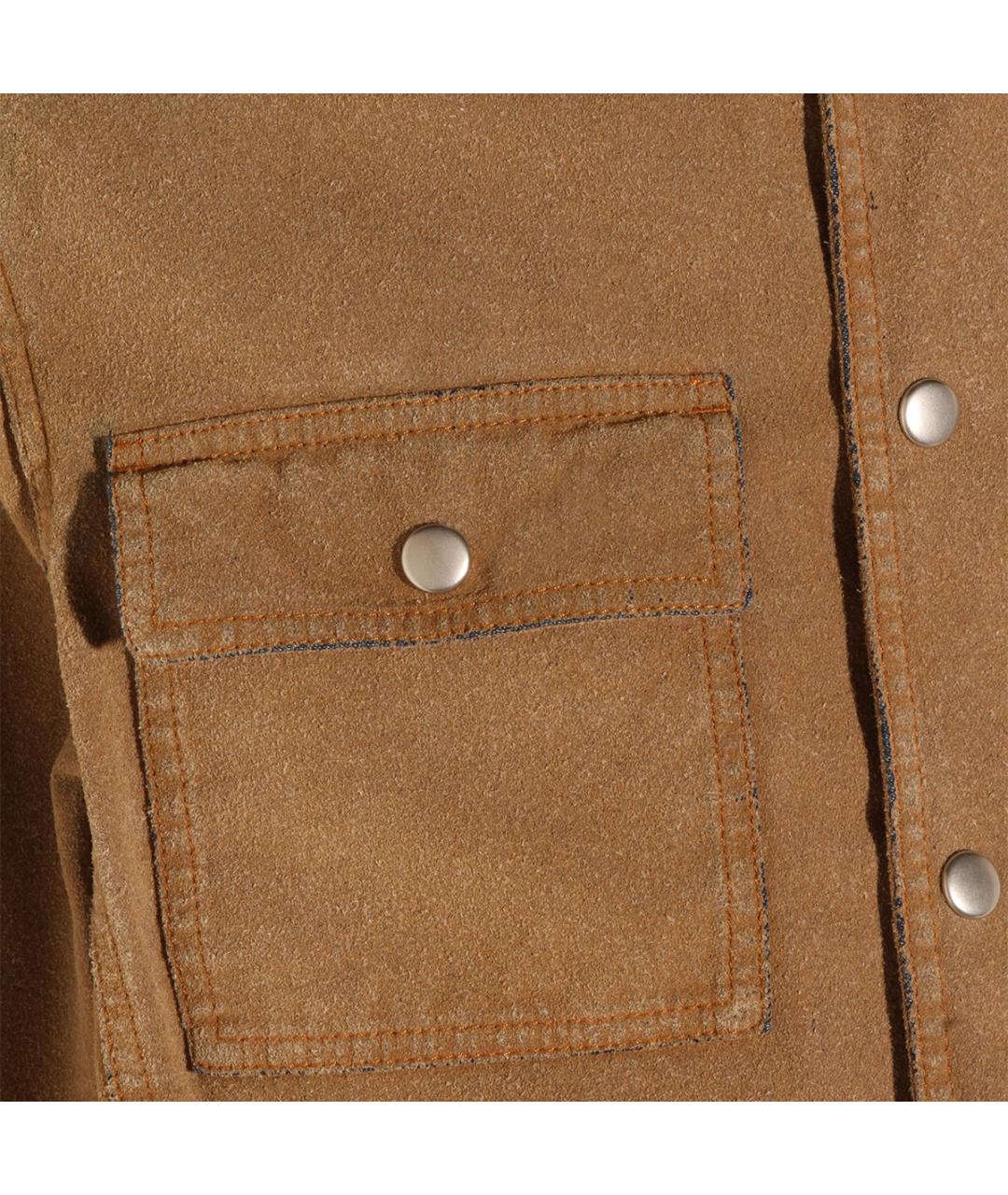 MM6 MAISON MARGIELA Бежевая хлопковая куртка, фото 3