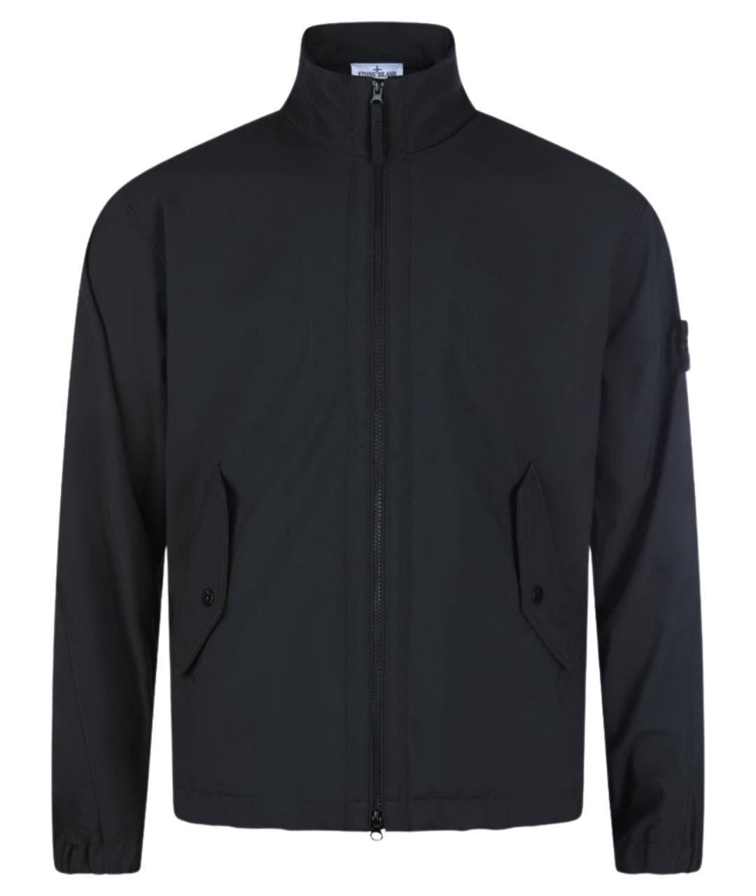 STONE ISLAND Черная полиэстеровая куртка, фото 1
