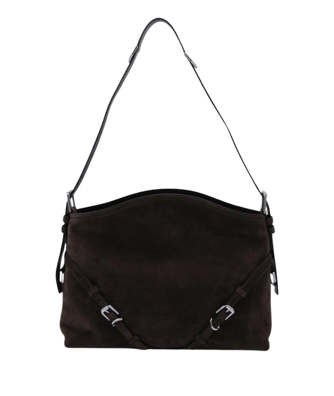 GIVENCHY Коричневая кожаная сумка через плечо, фото 1