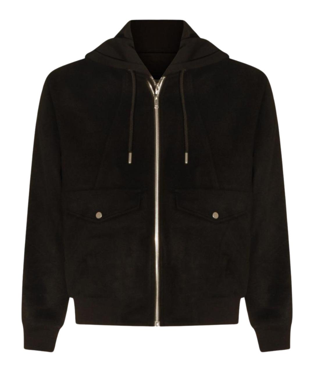 MOOSE KNUCKLES Черная шерстяная куртка, фото 1