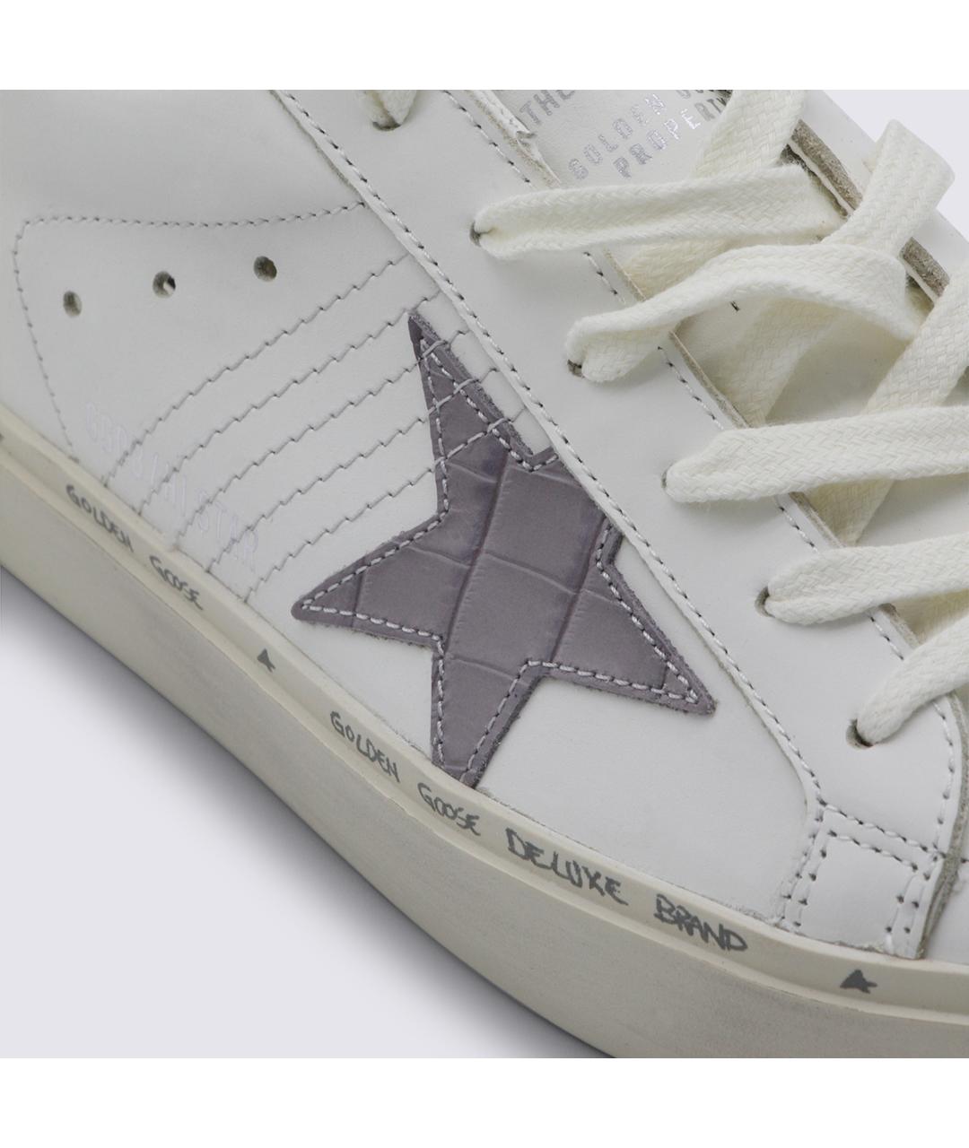 GOLDEN GOOSE Белые кожаные кеды, фото 4