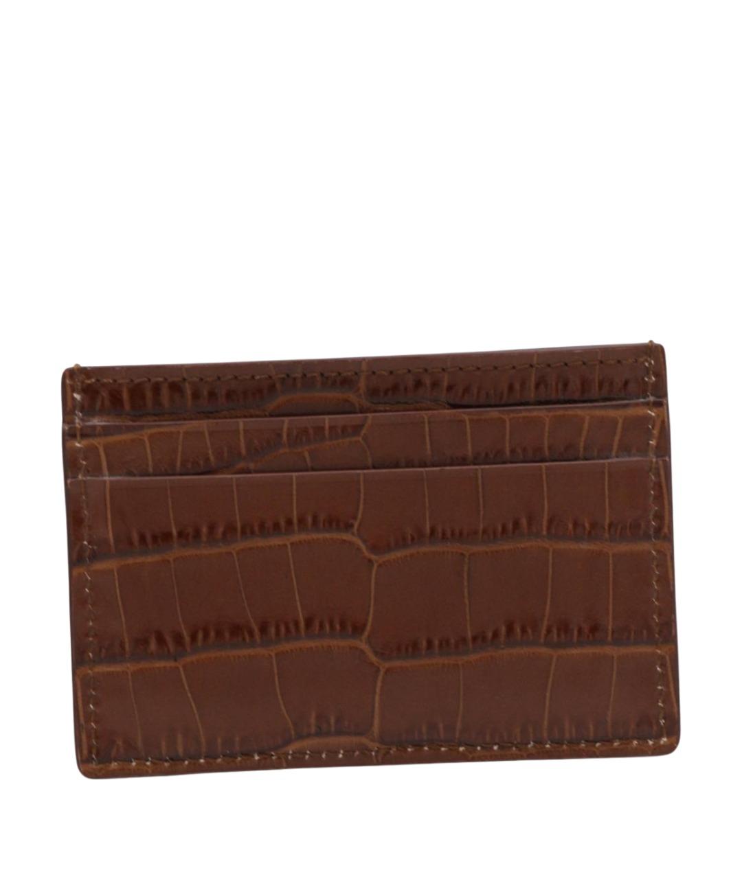 TOM FORD Коричневый кожаный кардхолдер, фото 2