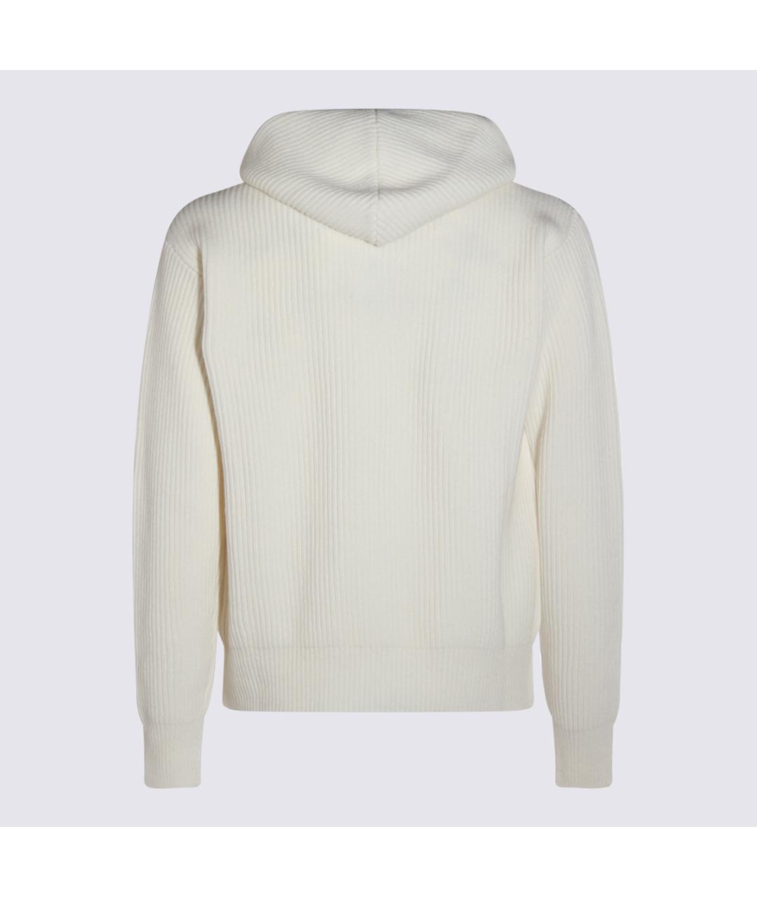 LARDINI Бежевый шерстяной кардиган, фото 2