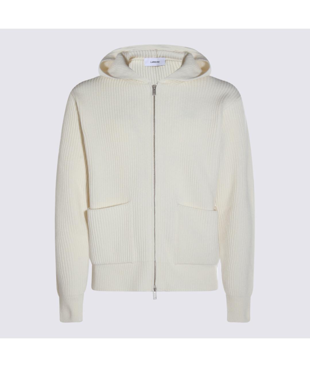 LARDINI Бежевый шерстяной кардиган, фото 5