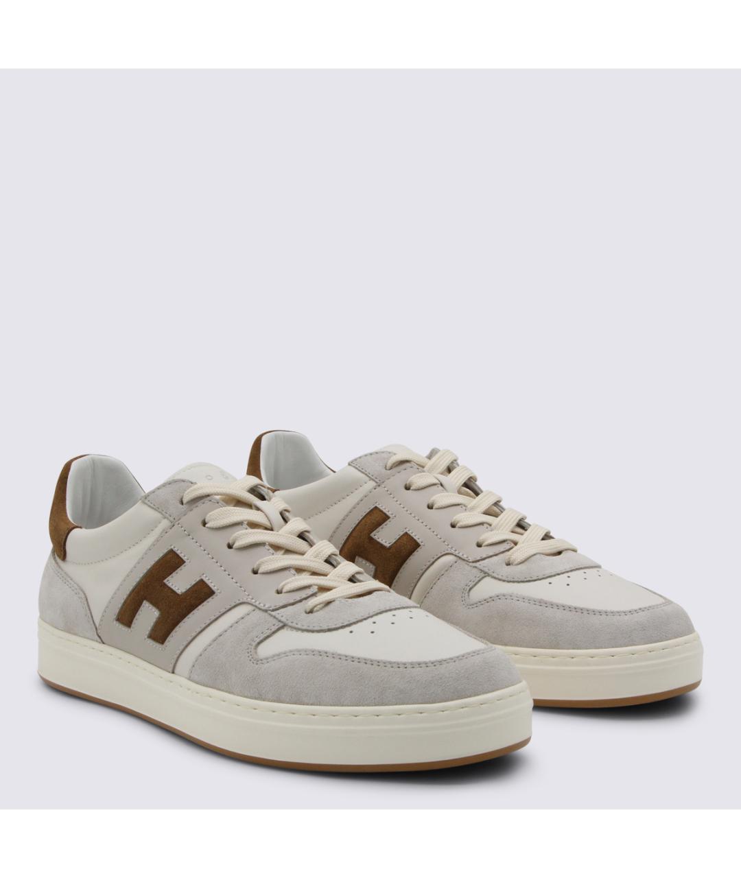 HOGAN Кожаные низкие кроссовки / кеды, фото 2