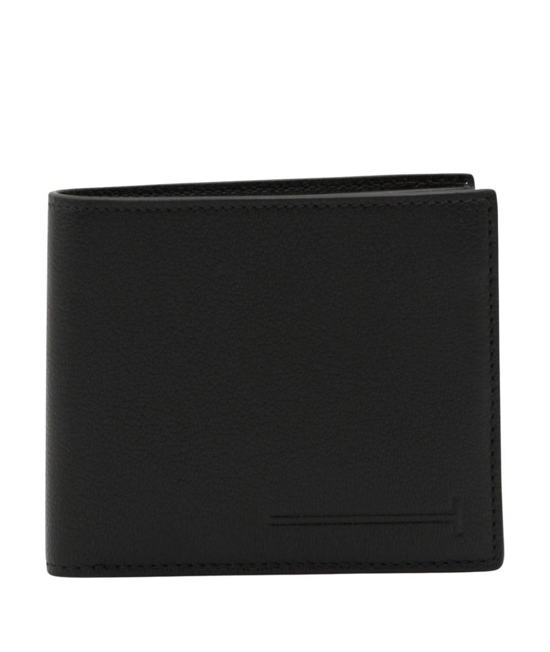 TOM FORD Черный кожаный кошелек, фото 1