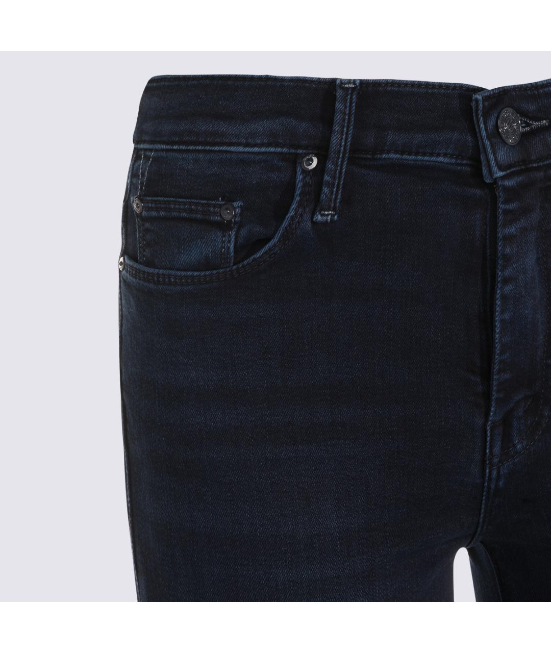 MOTHER Синие хлопковые джинсы клеш, фото 3