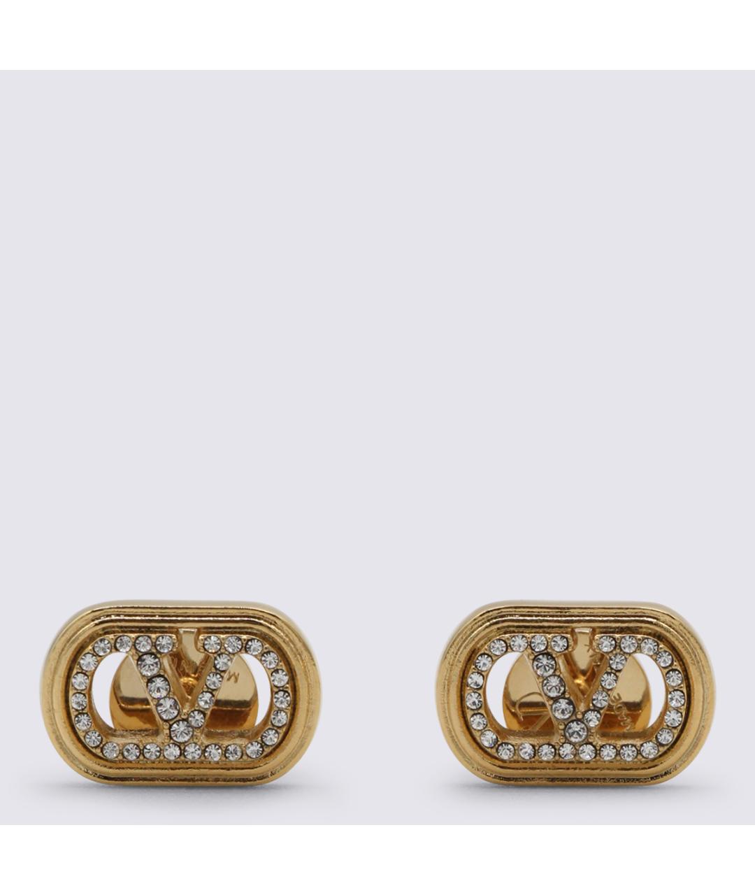 VALENTINO Золотые латунные серьги, фото 3