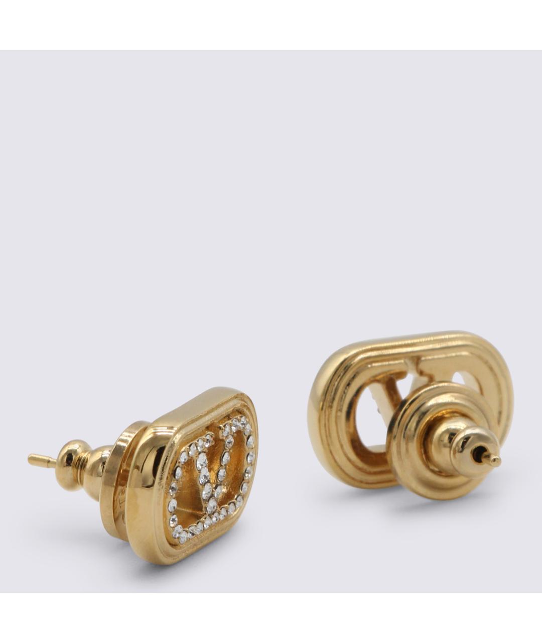 VALENTINO Золотые латунные серьги, фото 2