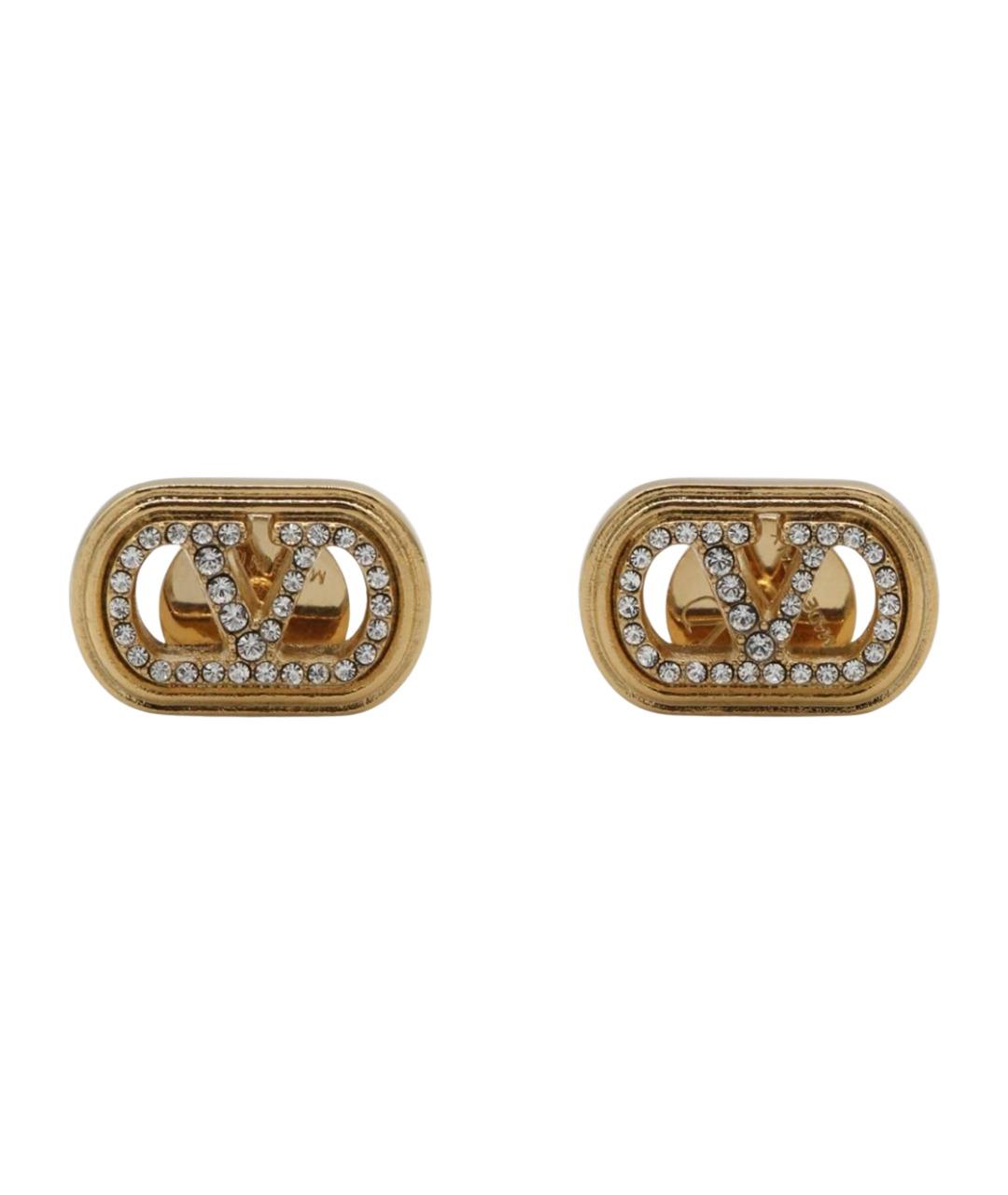 VALENTINO Золотые латунные серьги, фото 1