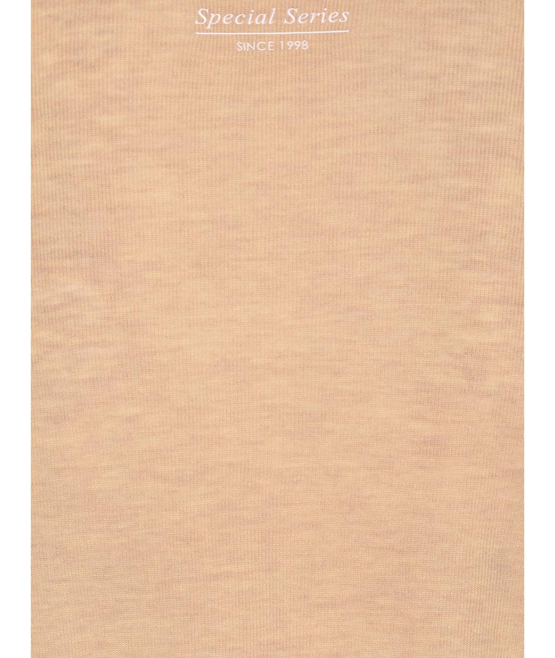 ELISABETTA FRANCHI Бежевая вискозная водолазка, фото 2