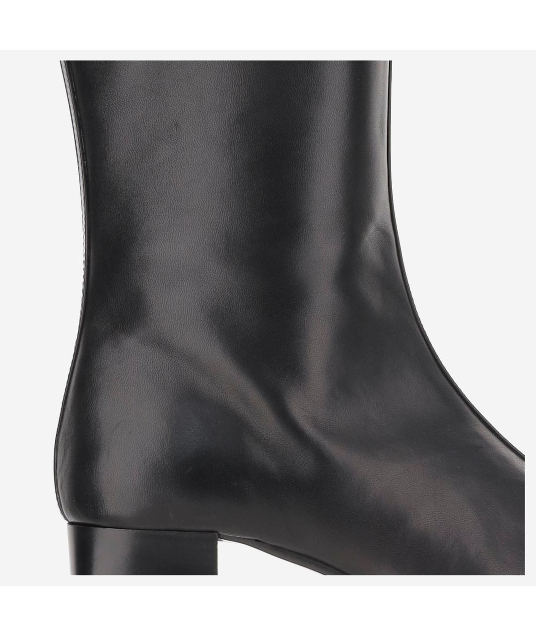 CAREL Черные кожаные сапоги, фото 4