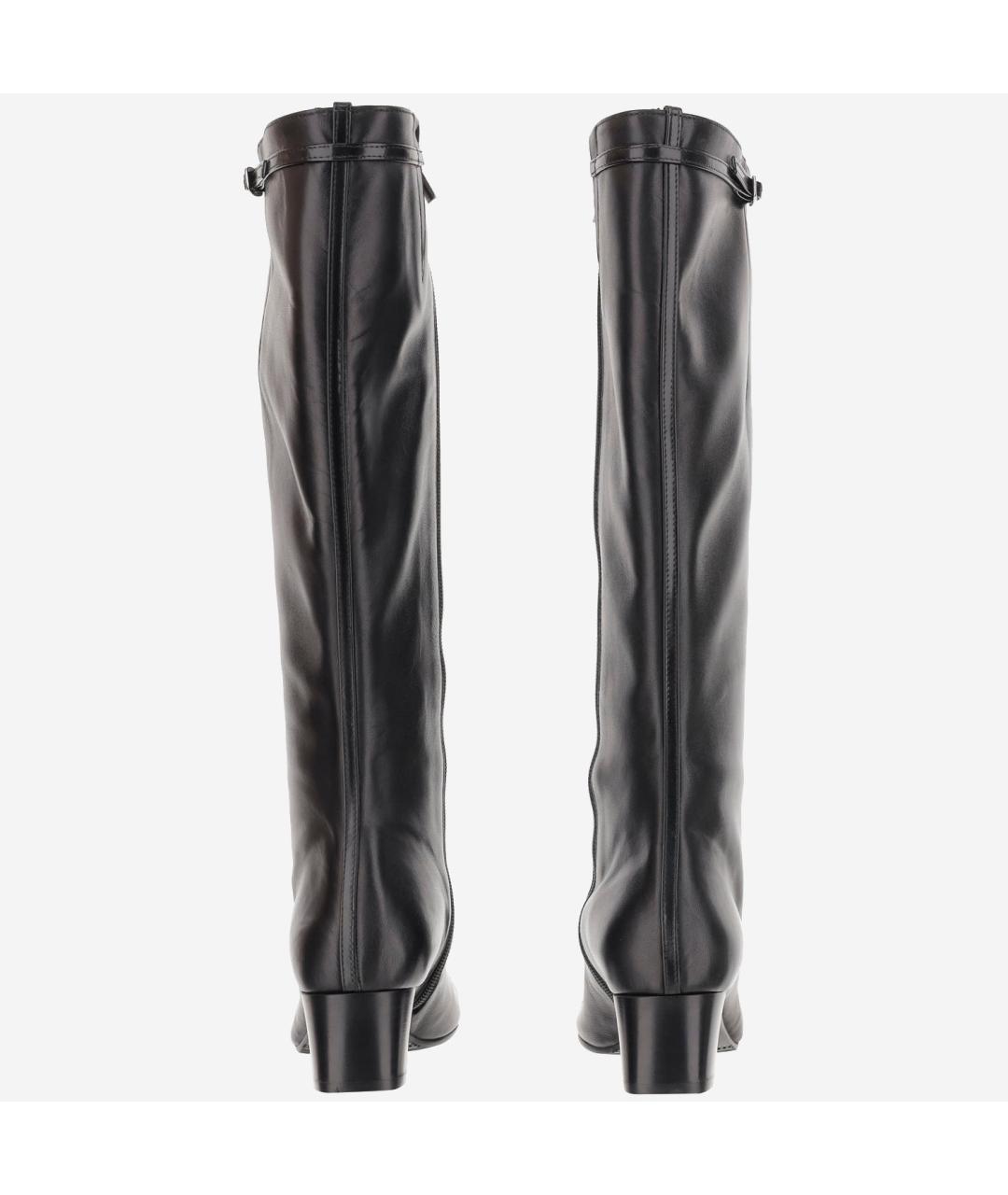 CAREL Черные кожаные сапоги, фото 3