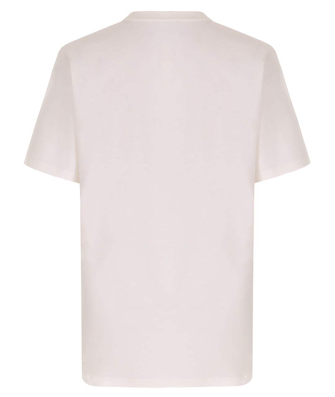 PINKO Белая хлопковая футболка, фото 2