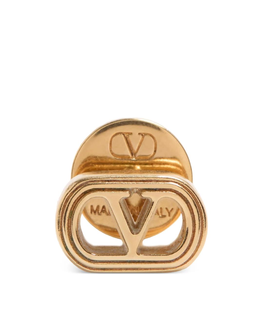 VALENTINO Золотые металлические серьги, фото 4