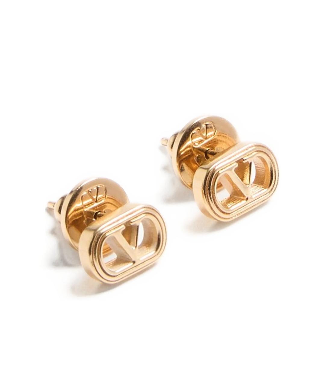 VALENTINO Золотые металлические серьги, фото 3