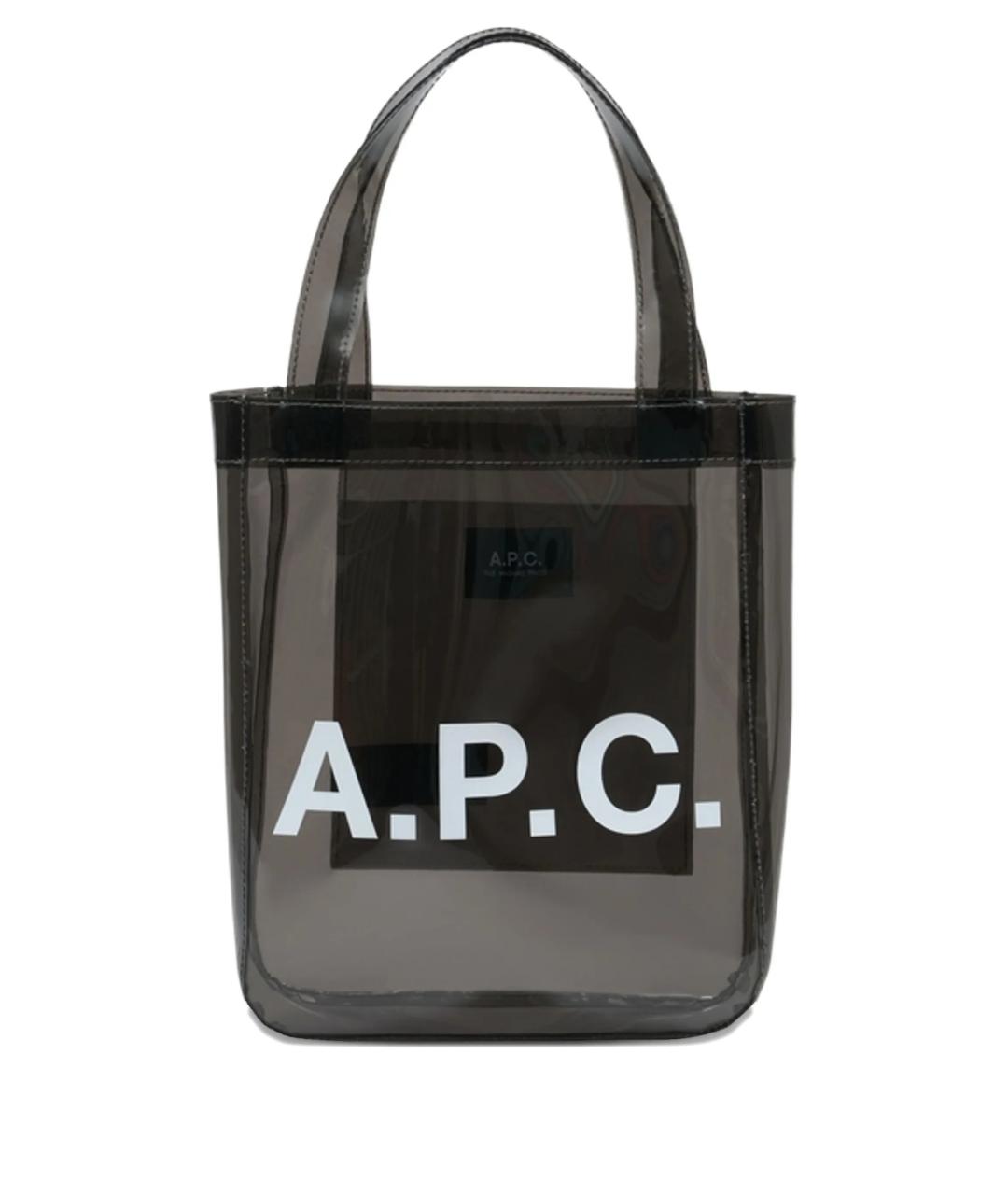 A.P.C. Черная сумка тоут, фото 1