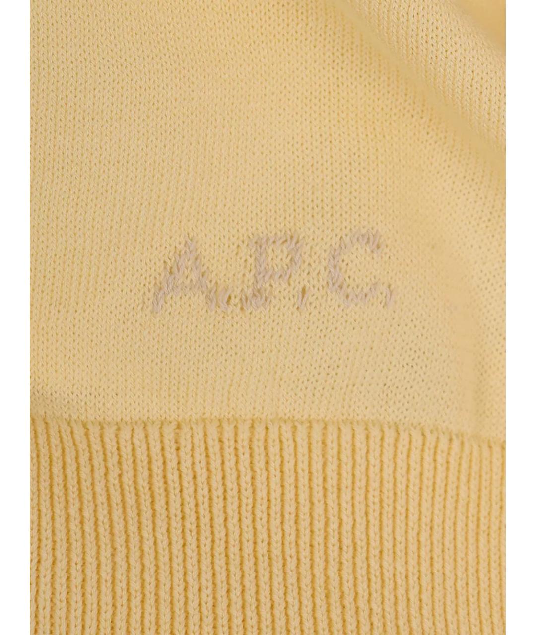 A.P.C. Желтый хлопковый кардиган, фото 3