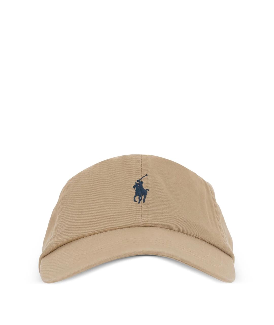 POLO RALPH LAUREN Бежевая хлопковая кепка, фото 1