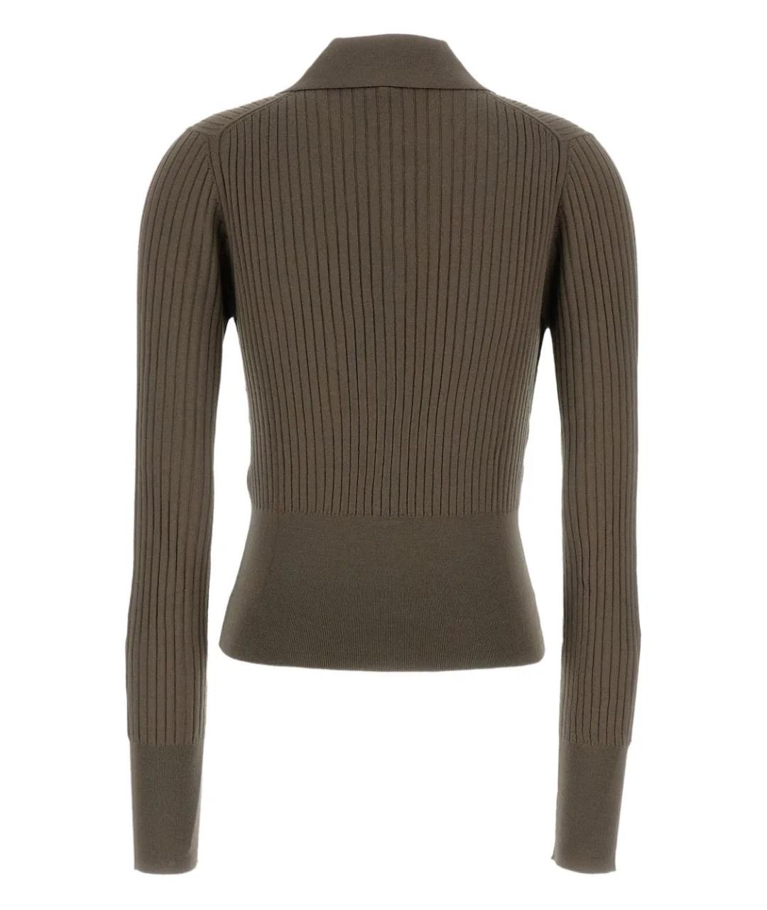 FENDI Коричневый шерстяной кардиган, фото 2