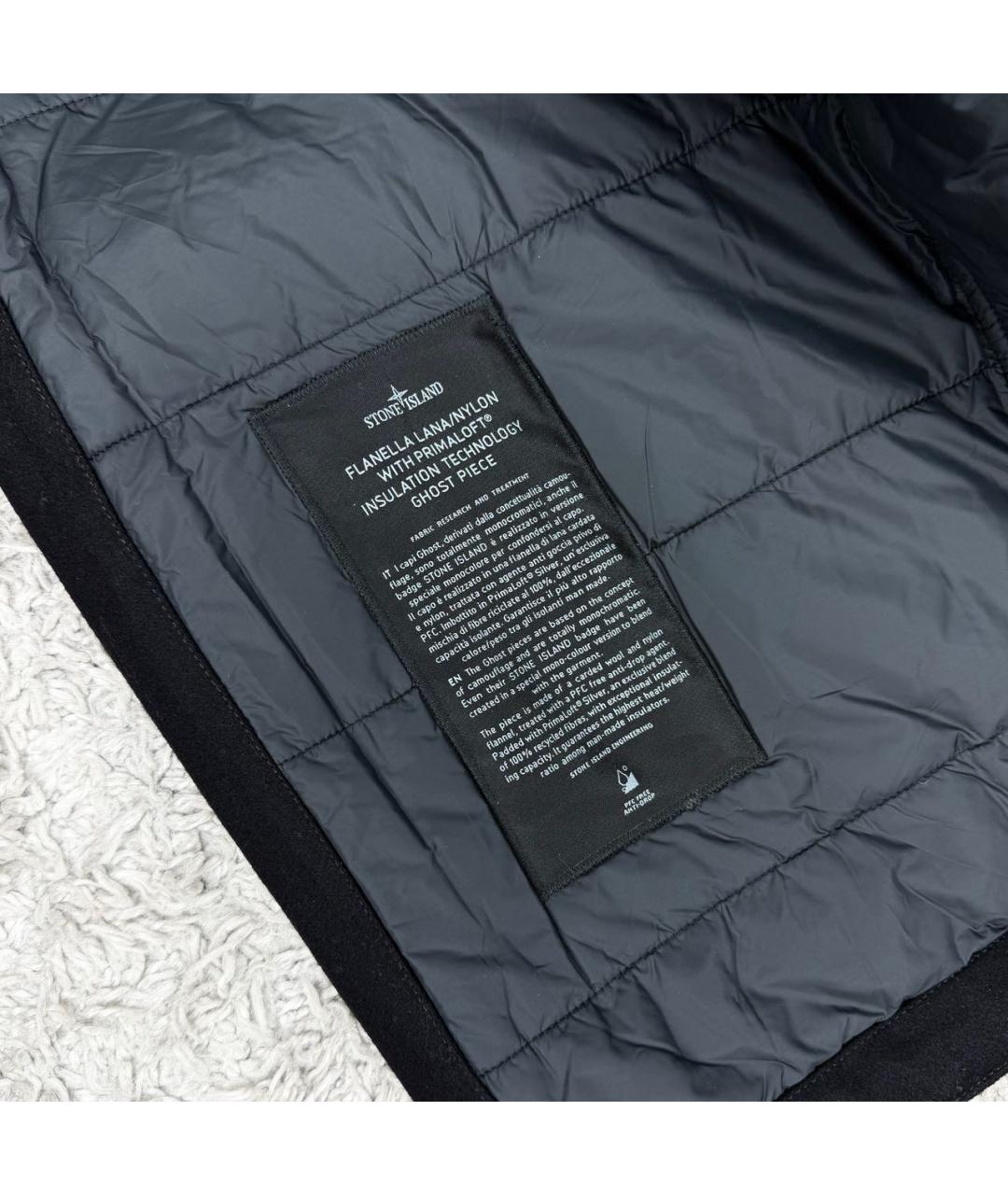STONE ISLAND Черная куртка, фото 5