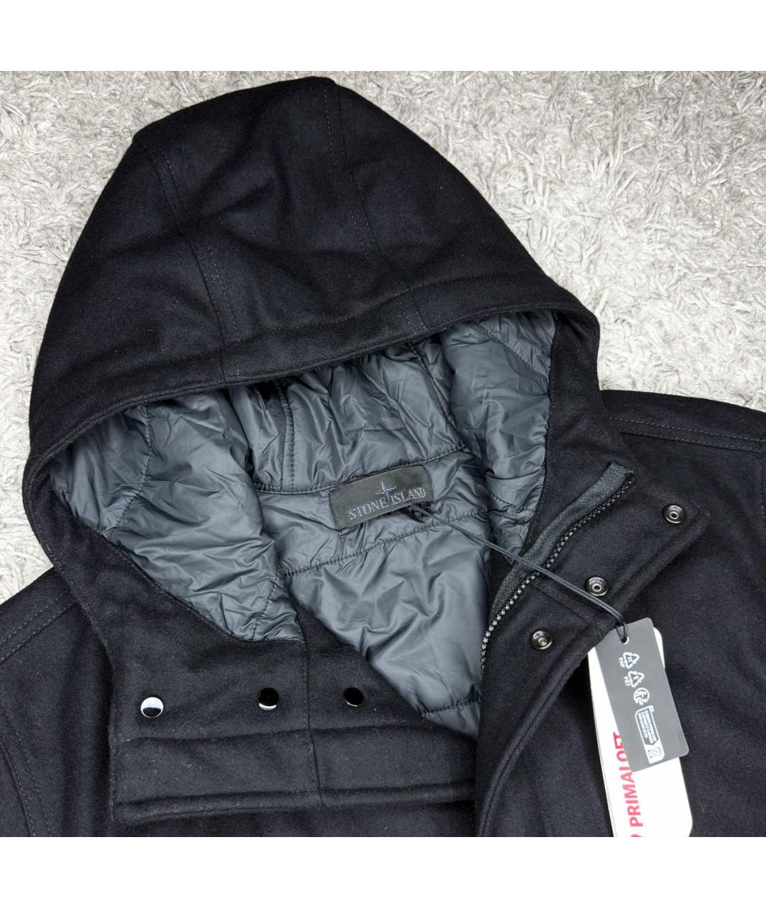 STONE ISLAND Черная куртка, фото 3