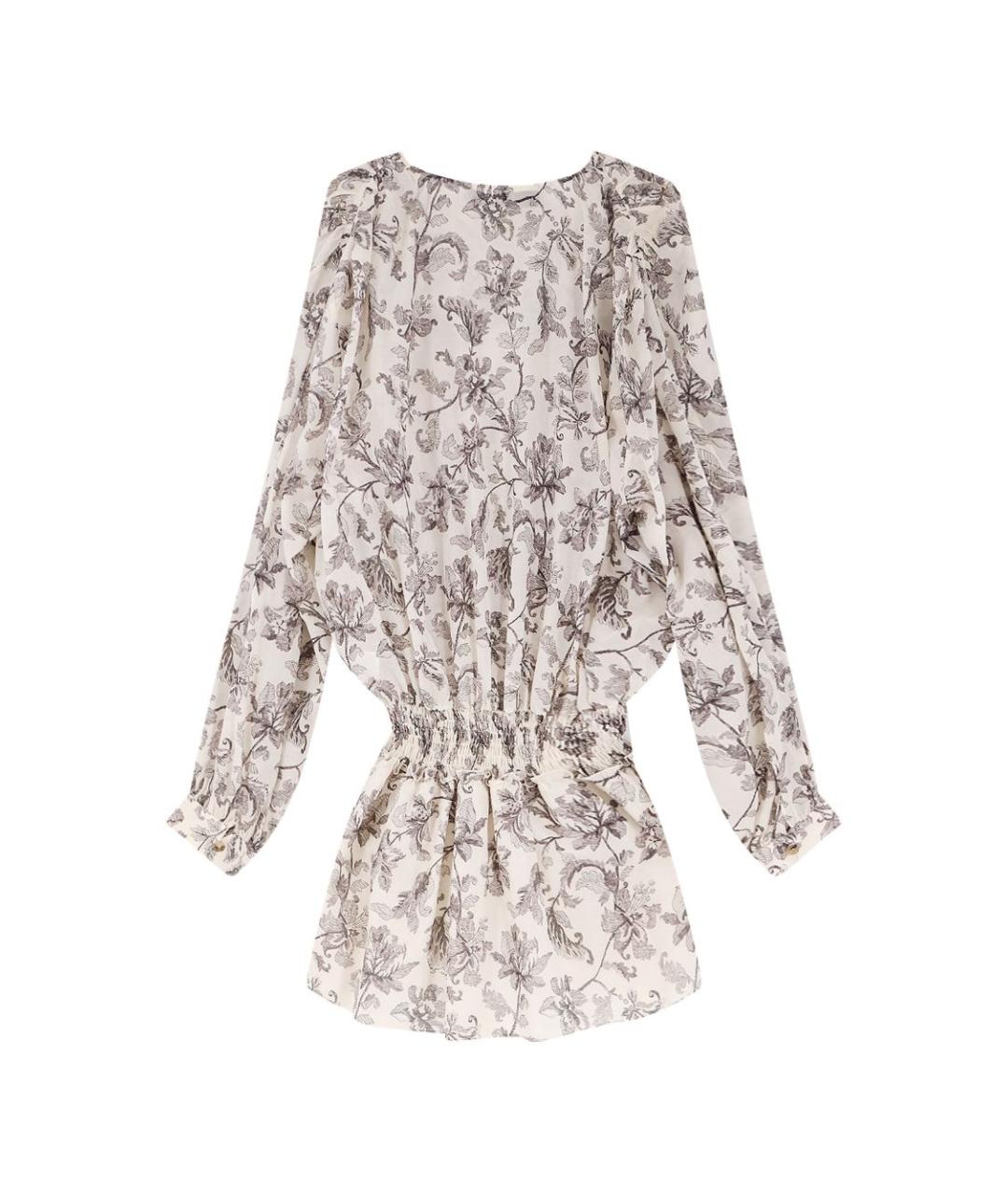 GOLDEN GOOSE DELUXE BRAND Мульти хлопковое повседневное платье, фото 2