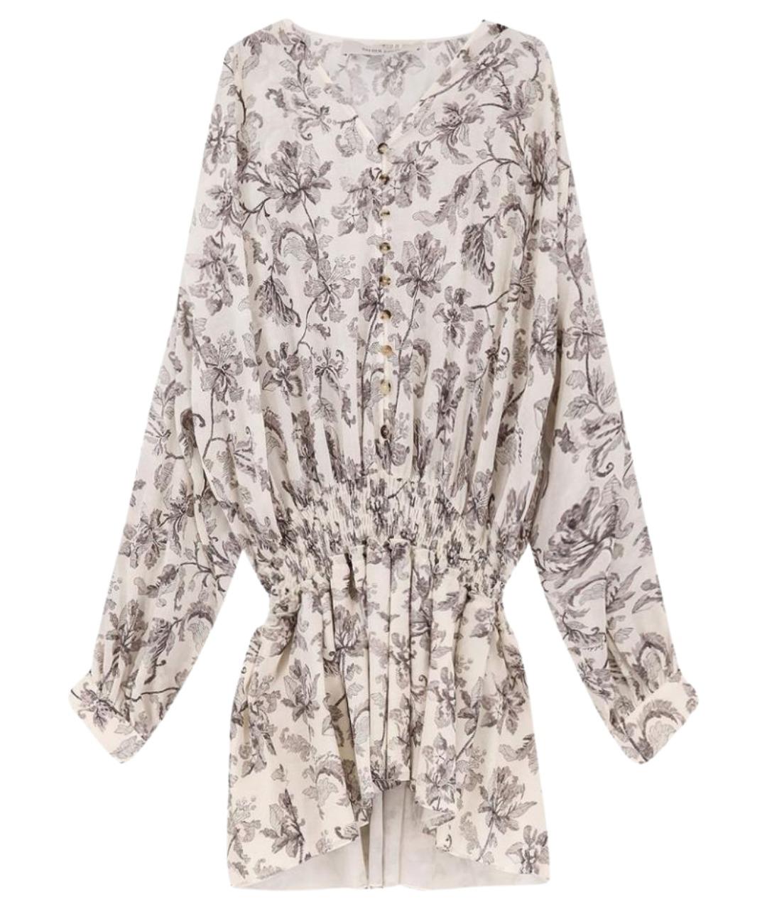 GOLDEN GOOSE DELUXE BRAND Мульти хлопковое повседневное платье, фото 1