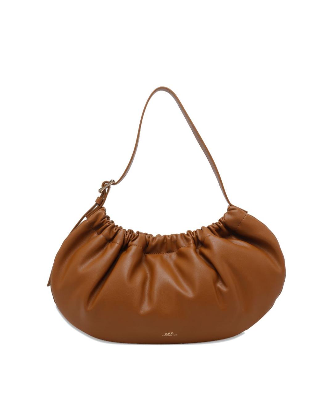 A.P.C. Коричневая сумка через плечо из искусственной кожи, фото 1