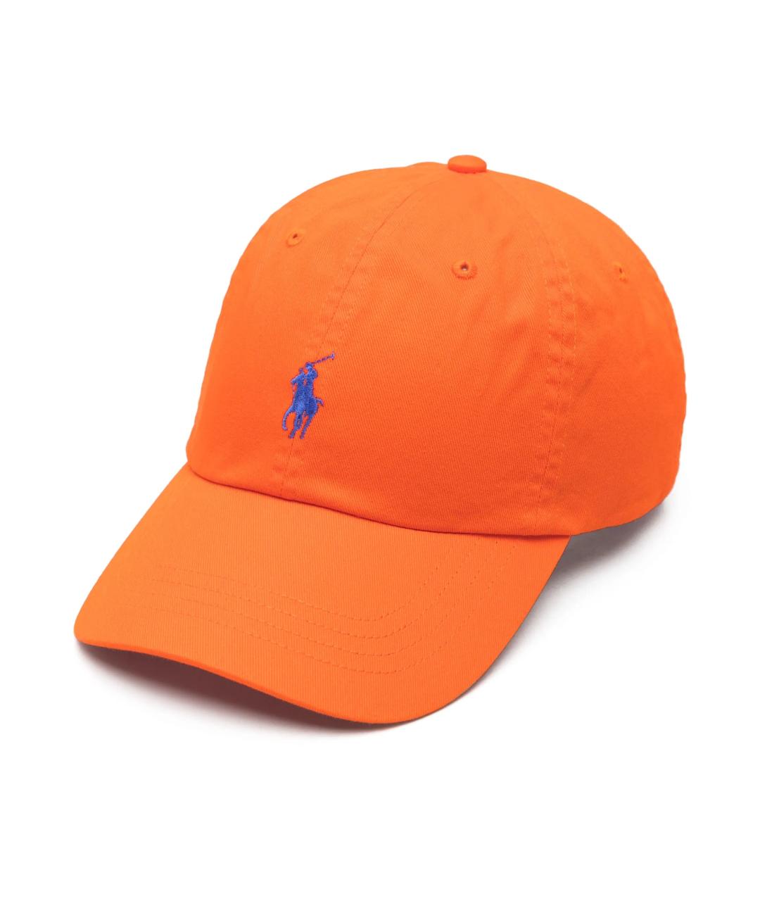 POLO RALPH LAUREN Оранжевая хлопковая кепка, фото 1