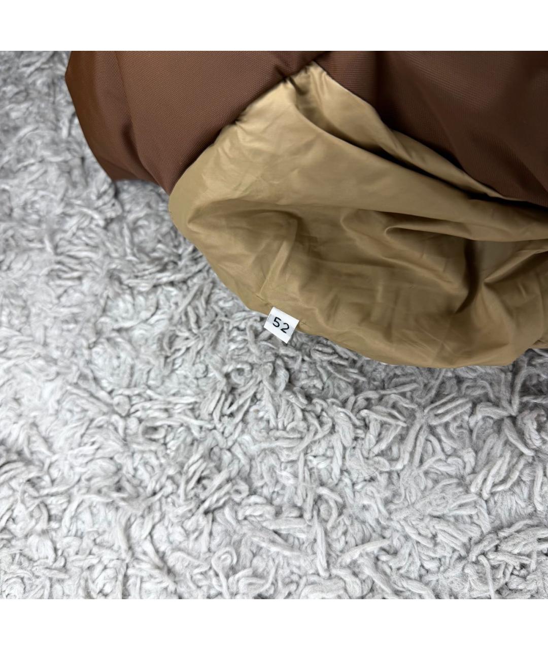 CP COMPANY Коричневый полиэстеровый пуховик, фото 7