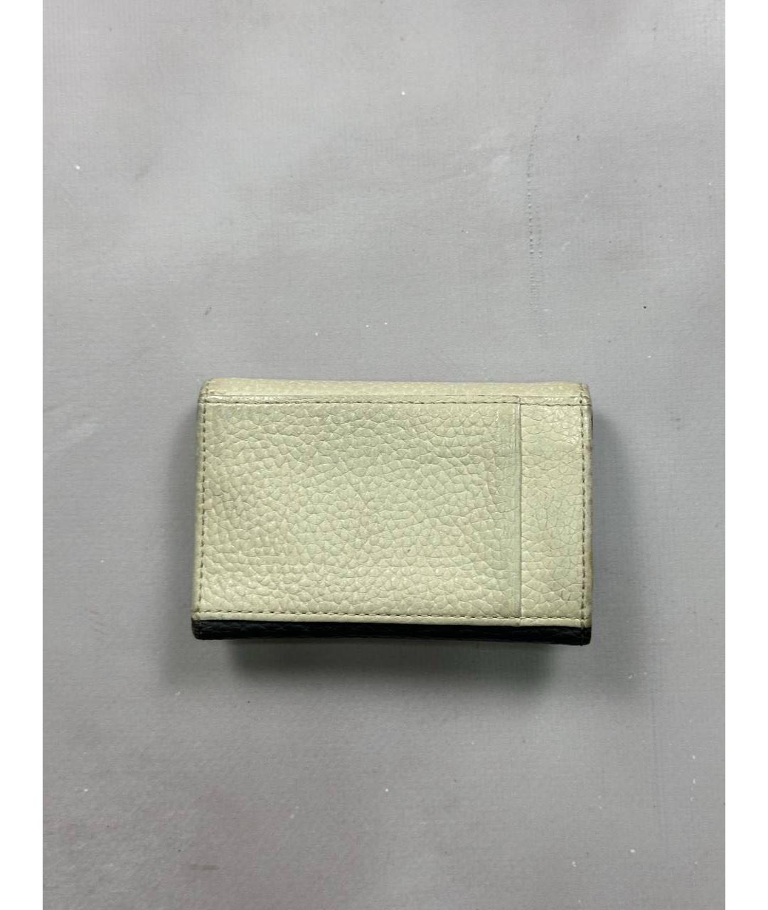 VIVIENNE WESTWOOD Бежевый кожаный кошелек, фото 2