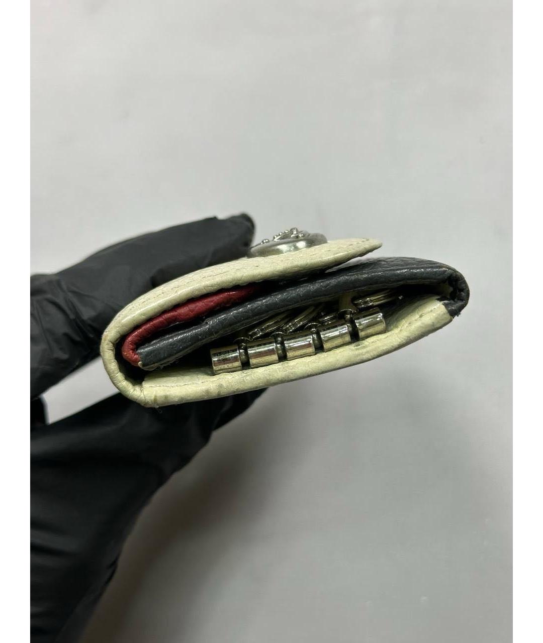 VIVIENNE WESTWOOD Бежевый кожаный кошелек, фото 3