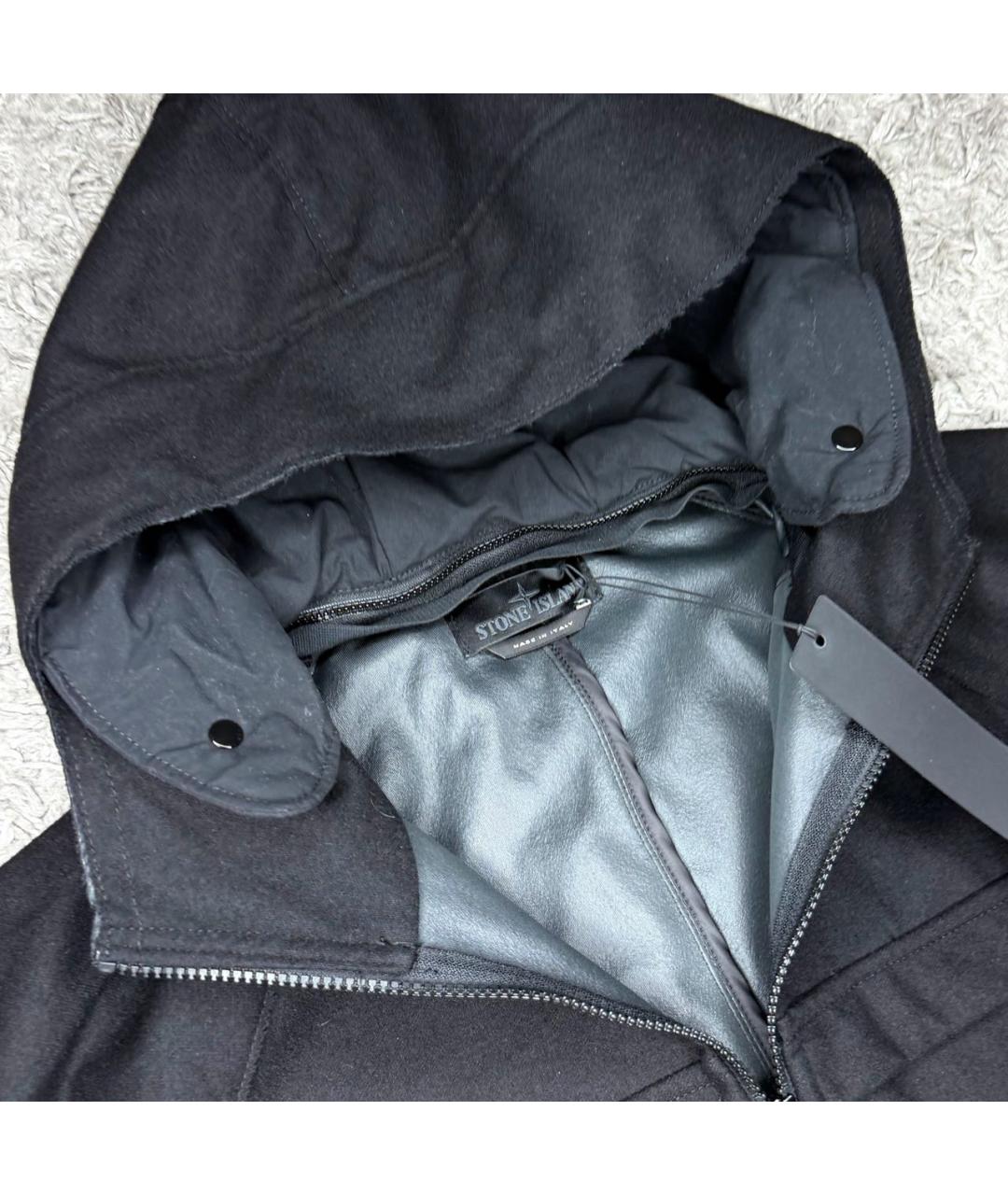 STONE ISLAND Черная куртка, фото 3