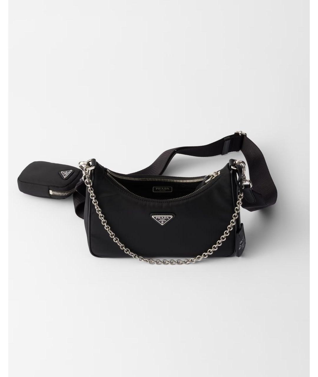 PRADA Черная сумка через плечо, фото 3