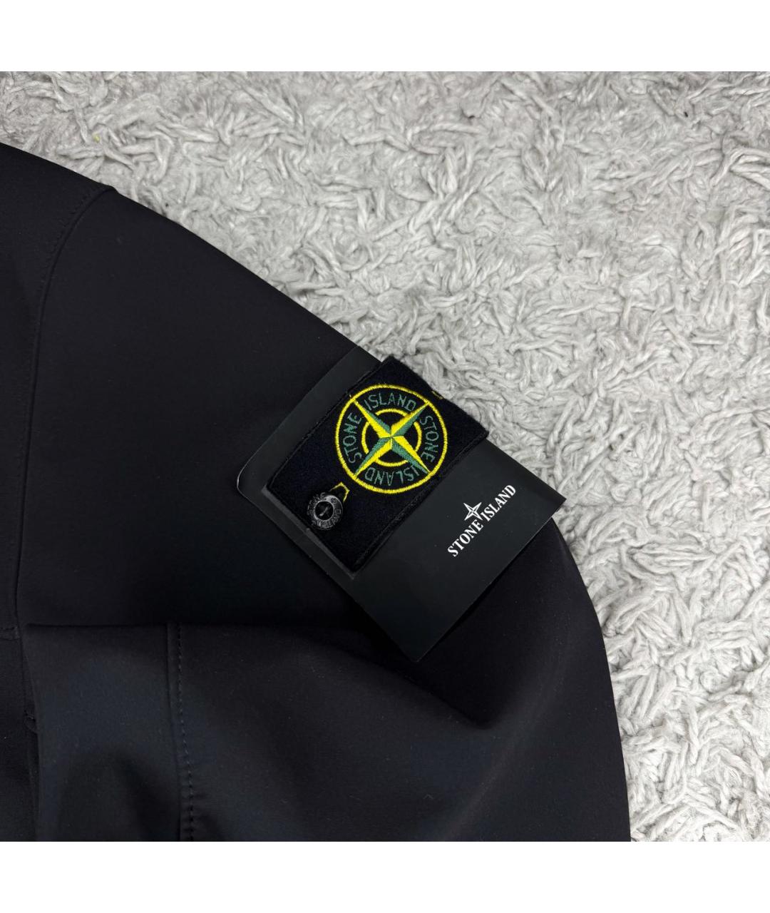 STONE ISLAND Черная куртка, фото 2