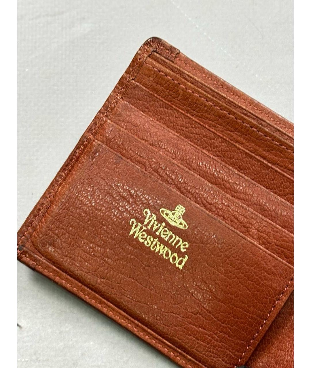 VIVIENNE WESTWOOD Коричневый кошелек, фото 6