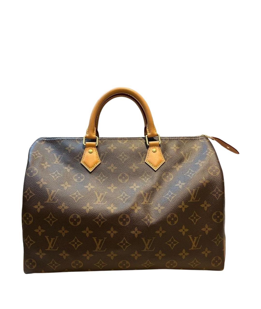 LOUIS VUITTON Коричневая сумка с короткими ручками, фото 1