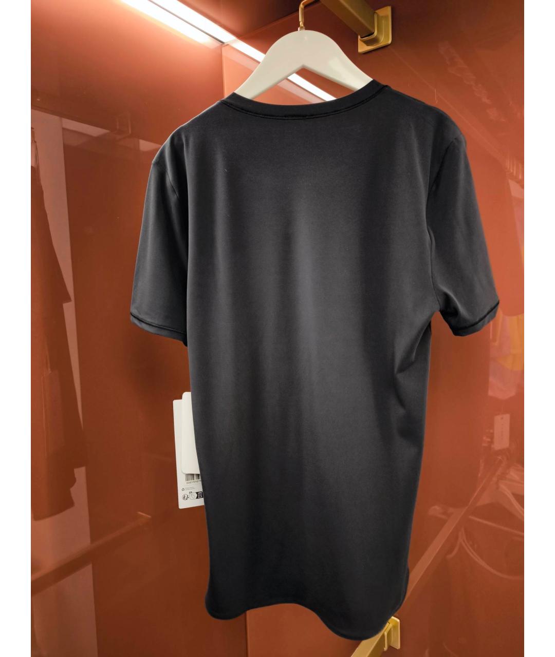 Lululemon Черная синтетическая футболка, фото 2